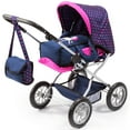 thumbnail image 2 of Bayer Design: Doll Combi Grande Mega Set - Navy-Pink- Unicorn - Pram-Play Pen Bed-Carrier, Feeding & Care Accessories For Dolls Up To 18", Kids 3+, 2 of 8
