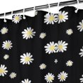thumbnail image 3 of Waterproof Flowers Dasies Shower Curtain 72x72 Inch Boho Style Polyester Unique Shower Curtain for Bathroom Hotel Home Decor with 12 Plastic Hooks, 3 of 5