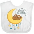 thumbnail image 3 of Inktastic I Love My Big Brother Boys or Girls Baby Bib, 3 of 4