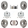 thumbnail image 1 of Transit Auto Front Rear Disc Brake Caliper Rotors Drums Ceramic Pads Kit (8Pc) for Car Toyota Camry Vehicles Manufactured In Japan KC8-101471N, 1 of 2