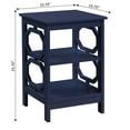 thumbnail image 4 of Pemberly Row End Table in Cobalt Blue Wood Finish, 4 of 6