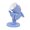 Purple, variant on Posable Robot LED Night Light Magnetic Mini Desk Lamp Multi Joint Adjustable Figure Phone Stand Battery Powered Bedside Ambient Decor Light