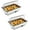 2 x 1/1 Pan, variant on 2 Pack Rectangular Chafing Dish Electric Buffet Set,9QT Stainless Steel Food Servers and Warmers with Temperature Control for Catering, Wedding and Parties