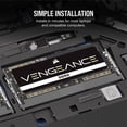 thumbnail image 4 of RAM DDR5 Corsair Vengeance 32 GB (2 x 16 GB) 4800 MHz CL40 negra, 4 of 6