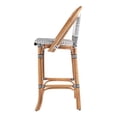 thumbnail image 4 of Butler Specialty Company Lila Rattan 28" Seat Height Bar Stool with Back - Black, 4 of 8