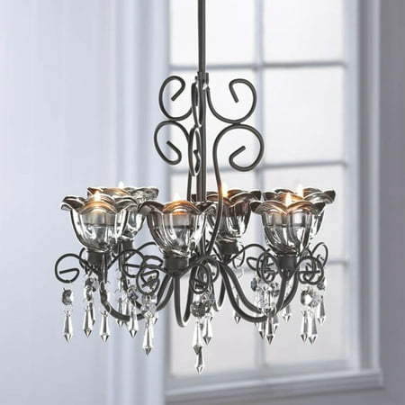 

Home Decorative Indoor Smoked Glass Six-Candle Chandelier