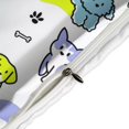 thumbnail image 4 of HAHDAXIA Cute Dog Bedding Solid Comforter Set for All Seasons,3 Pieces(1 Comforter+2 Pillowcases),Soft Microfiber Bedding Set Full(79"x90"), 4 of 7