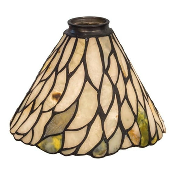 Meyda 157591 8 in. Willow Jadestone Shade, Kaj