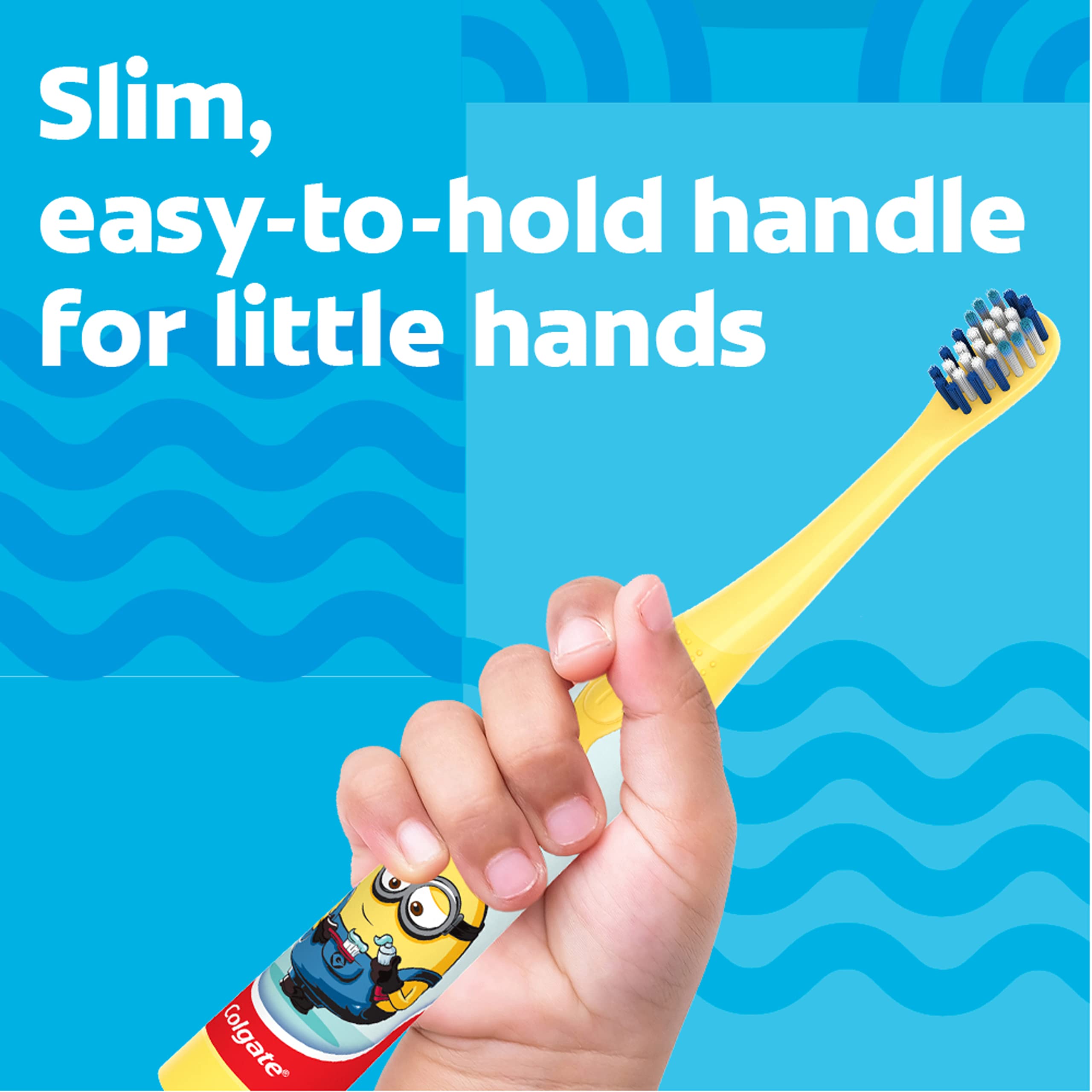 Colgate Kids Battery Powered Toothbrush, Minions (Pack of 16)