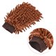 thumbnail image 5 of Uxcell Manopla de limpieza de microfibra suave de chenille de doble cara, marrón, paquete de 2, 5 of 5