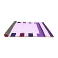 thumbnail image 2 of Ahgly Company Indoor Round Solid Purple Modern Area Rugs, 5' Round, 2 of 4