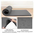 thumbnail image 2 of 1 Inch Yoga Mat Thick Exercise Workout Mat with Extra Carry Strap Non-slip Fitness Mat Gym Pilates Mat for Stretching & Floor Home Workout Outdoor Training, 2 of 7