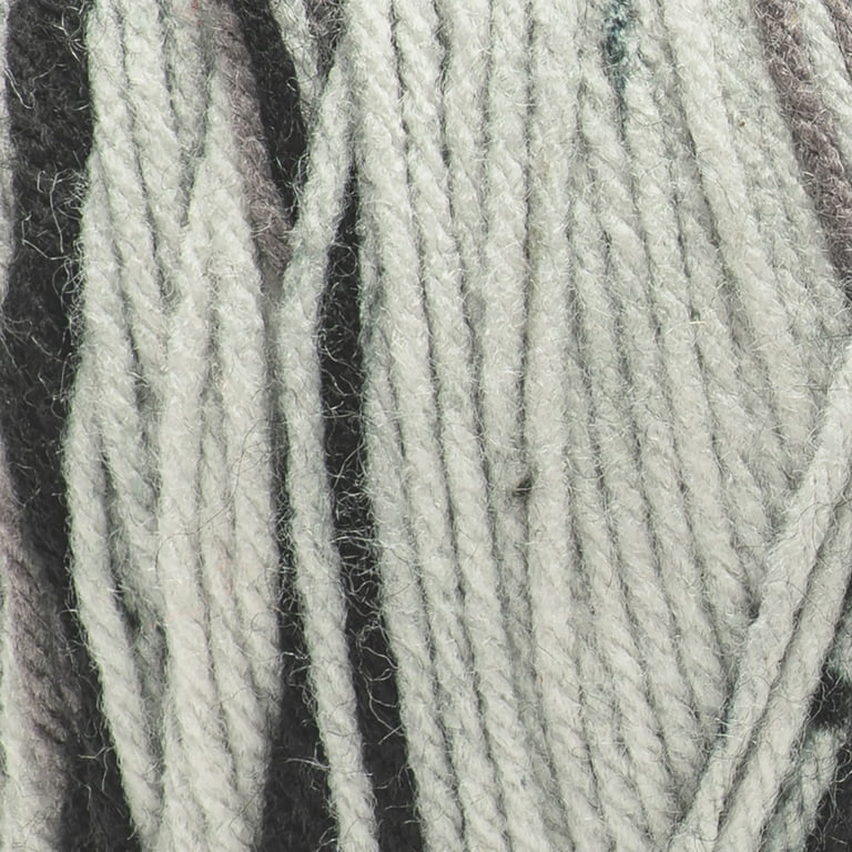 Red Heart® AIO Flower Power™ #4 Medium Acrylic Yarn, Black Dahlia