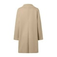 thumbnail image 5 of Cardigan Sweaters for Women 2025 Long Sleeve Lapel Button Melton Wool Sweater Jacket Coat Womens Cardigan Sweaters, 5 of 8