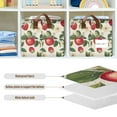 thumbnail image 4 of Yayeee Foldable Storage Basket for Shelves with Handles Waterproof Cloth Bins, Apple Leaves Pattern, 4 of 7