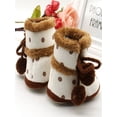 thumbnail image 4 of Newborn Baby Boys Girls Winter Boots Soft Bottom Baby Girls Moccasin Warm Boots Non-slip Booties, 4 of 4