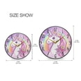thumbnail image 6 of WOBOGO Rainbow Pony Acrylic Wall Clock Battery Operated 11.9in Silent No Tick Bedroom Living Room Office Classroom Decoration, 6 of 10