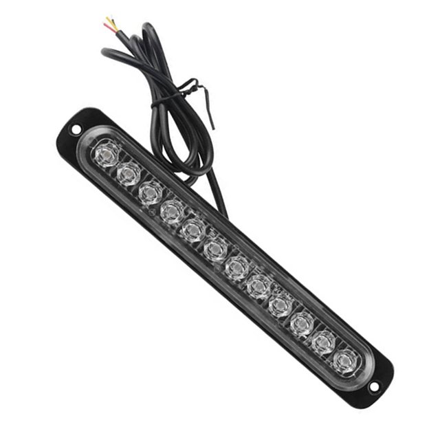 Luces de baliza estroboscópica de coche Zulema 12 Luces de estroboscópicas LED 12V