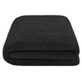 thumbnail image 3 of American Soft Linen Luxury 40x80 Oversized Bath Sheet, 100% Cotton XL Turkish Bath Sheet Towel, Black, 3 of 9
