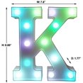 thumbnail image 5 of Colorful LED Marquee Letter Lights with Remote – Light Up Marquee Signs – Party Bar Letters with Lights Decorations for The Home - Multicolor N, 5 of 9