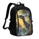 thumbnail image 1 of Balery Sunshine Jungle Dinosaur Mochila con carga USB para hombre y mujer - Mochila impermeable y antirrobo para laptop con puerto USB para viajes, trabajo, 1 of 7
