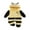 Yellow, variant on Michellecmm  Little Girls Hallowee Bee Costume Long Sleeve Hooded Zip Up Jumpsuit