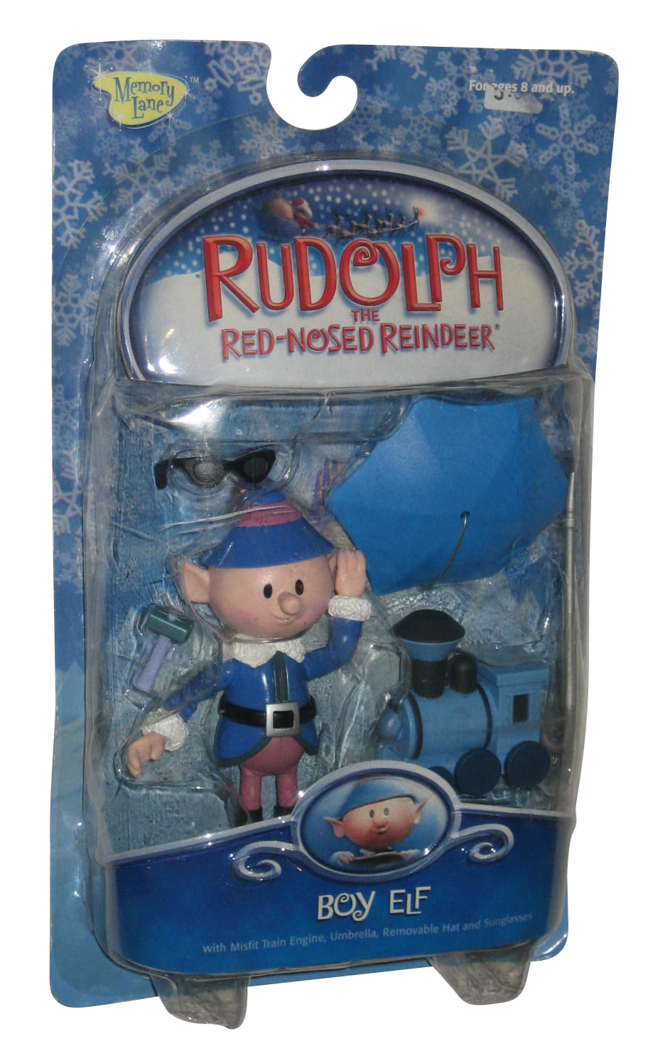 12 RUDOLPH THE ISLAND OF MISFIT TOYS FIGURINE COLLECTION PVC FIGURES TOY TRAIN 