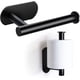 thumbnail image 1 of Portarrollos de Papel Higiénico On and Off, Portarrollos de Papel Higiénico Premium sin Taladrar, Portarrollos de Papel Higiénico de Pared de Acero Inoxidable para Cocina y Baño, Negro JM, 1 of 5