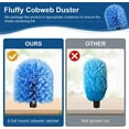 thumbnail image 3 of Twist-On Cobweb Duster Head Brush, Fits Standard 3/4 inch Threaded Poles, Attachment Spider Web Brush for Outdoor & Indoor Cleaning, 3 of 4