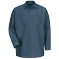 thumbnail image 2 of Red Kap Men's Long Sleeve Industrial Work Shirt, 2 of 4