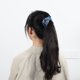 thumbnail image 4 of Ofertas Únicas 1 Pc Lazos de Cabello de Denim, Lazo de Cabello Elástico Azul, 4 of 5