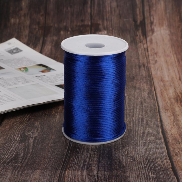 YLSHRF Chinese Knotting Cord, Nylon Satin Cord, 1pcs Knitting Sewing For Jewelry Making Threading