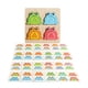 thumbnail image 1 of Rompecabezas de rana Montessori para niños, juguetes con tarjetas de 20 piezas, juguetes interactivos con formas de colores, tableros de rompecabezas, 1 of 9