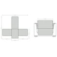 thumbnail image 4 of FurHaven Pet Products Reversible Chair Furniture Protector - Gray/Mist, Chair, 4 of 5