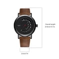 thumbnail image 2 of Reloj de diseño hueco para hombre, reloj de cuarzo resistente al agua, caja de metal, reloj de pulsera con hebilla, regalo de cumpleaños kenally EL1969-02, 2 of 2