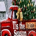 thumbnail image 2 of YIMEIS Winter Christmas Truck Snowman Fall Kitchen Rugs, Xmas Holiday Kitchen Mat Decor Home Decorations, Green Christmas Mats for Kitchen Floor - 16''*24'', 2 of 10