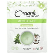 Organic Traditions - Matcha Latte Powder with Probiotics and Vanilla - 5.3 oz.