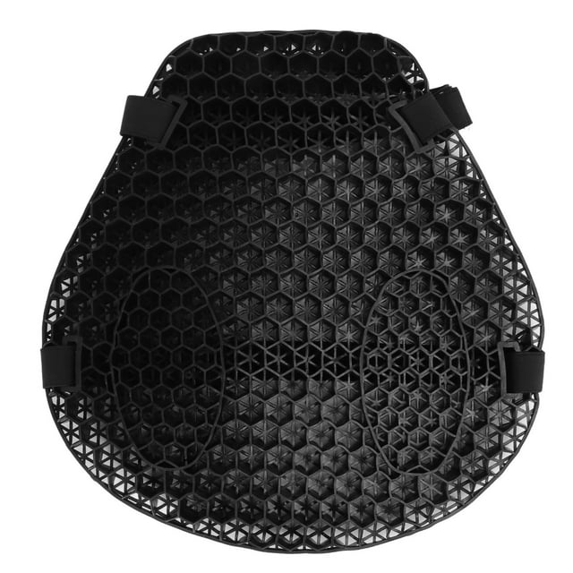 Cojín de gel para asiento de motocicleta, 3D, absorción de impactos, alivio de presión, transpirable.