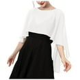 thumbnail image 1 of Chal de gasa suave para mujer - Cubrecostume para vestidos de noche de fiesta de boda, personalizable, diseño antideslizante, talla única, 1 of 4