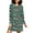 N700, variant on joogoo Christmas Bows Women's Long Sleeve Nightgown Sleepwear L
