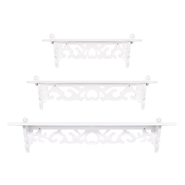 Estantes De Pared Flotantes Establecidos Estante De Almacenamiento De Estantes De Pantalla Para Decoración De Estilo Retro