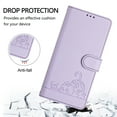 thumbnail image 4 of Decase Case for Moto G 5G (2024), RFID Wallet Phone Case with Shoulder & Wrist Strap, PU Leather Cover Built-in Stand & Card Slots,Purple, 4 of 8