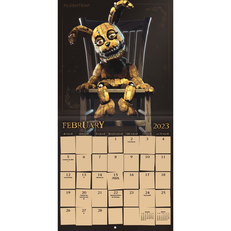 Trends International 2023 Five Nights at Freddy's Wall Calendar -  Walmart.com
