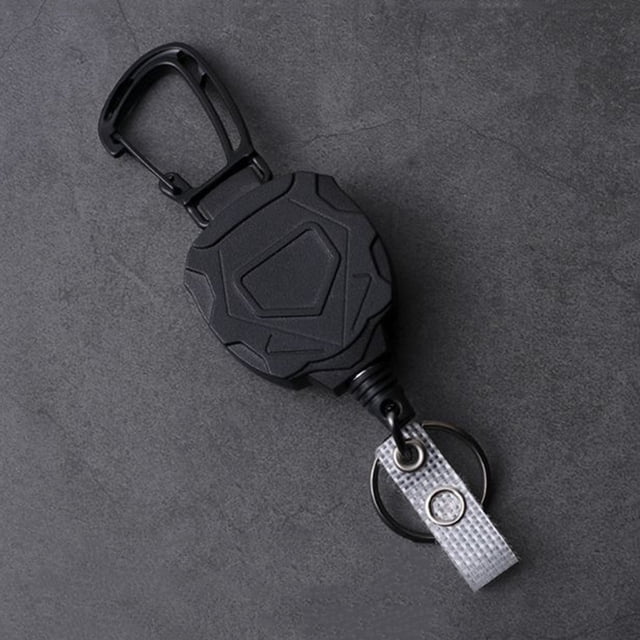 Anillo retráctil portátil antipérdida al aire libre llavero accesorios para acampar al aire libre JShteea El nuevo