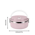 thumbnail image 3 of Stainless Steel Lunch Box for Adults - 3-Layer Insulated Bento Box with Leak-Proof Lock, Thermal Food Container for Work, School, or Picnics, 3 of 3