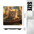 thumbnail image 2 of Bathroom Scale, Highly Accurate Digital Body Scale,Precisely Measures Weight up to 400 lbs-Cute Ginger Kitten Playing In The Basket Of Sunflowers, 2 of 4