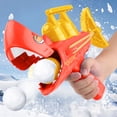 thumbnail image 1 of Wmhnj Pistola lanzadora de bolas de nieve de invierno con 2 balas blandas para peleas de bolas de nieve al aire libre, cañn de nieve para juegos infantiles, actividades invernales., 1 of 8