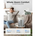 thumbnail image 2 of Stainless Steel Humidifier Dishwasher Safe, 4L/1Gal Cool Mist Humidifiers for Room Bedroom, Easy Clean Humidifier Large Room, Humidifiers for Baby Nursery Living Room Office Plant, White, 2 of 7
