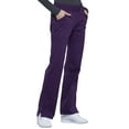 thumbnail image 6 of Cherokee Workwear Professionals Women's Scrubs Pant Mid Rise Straight Leg Pull-On Cargo WW170, 6 of 7