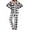 B_white Black Plaid, variant on Ekouaer Womens Pajamas Set 2 Piece Button Down Pjs Soft Long Sleeve Top and Pants Sleepwear Set Lounge Sets Red Plaid